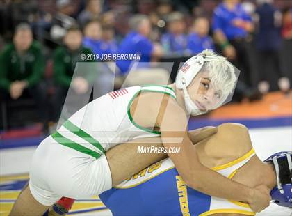 Thumbnail 3 in CIF State Boys Wrestling Championships (Consolation Pig-Tail Round) photogallery.