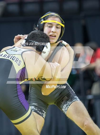Thumbnail 2 in CIF State Boys Wrestling Championships (Consolation Pig-Tail Round) photogallery.