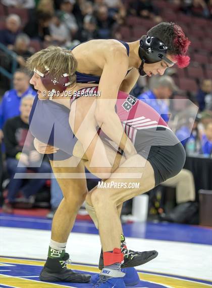 Thumbnail 2 in CIF State Boys Wrestling Championships (Consolation Pig-Tail Round) photogallery.