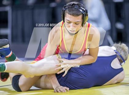 Thumbnail 1 in CIF State Boys Wrestling Championships (Consolation Pig-Tail Round) photogallery.