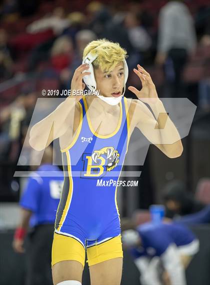Thumbnail 2 in CIF State Boys Wrestling Championships (Consolation Pig-Tail Round) photogallery.