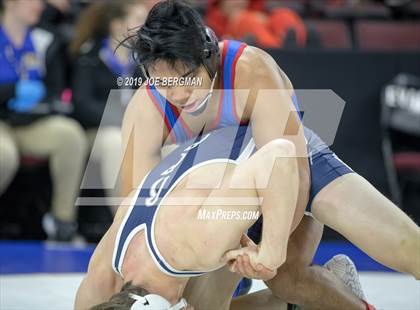 Thumbnail 2 in CIF State Boys Wrestling Championships (Consolation Pig-Tail Round) photogallery.