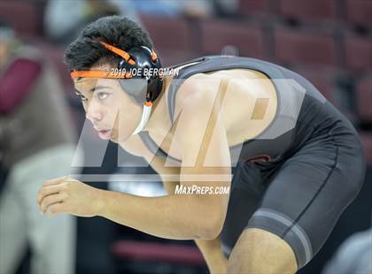 Thumbnail 3 in CIF State Boys Wrestling Championships (Consolation Pig-Tail Round) photogallery.