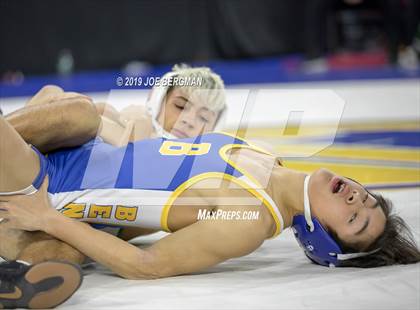 Thumbnail 2 in CIF State Boys Wrestling Championships (Consolation Pig-Tail Round) photogallery.