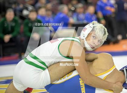 Thumbnail 1 in CIF State Boys Wrestling Championships (Consolation Pig-Tail Round) photogallery.
