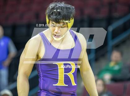 Thumbnail 1 in CIF State Boys Wrestling Championships (Consolation Pig-Tail Round) photogallery.