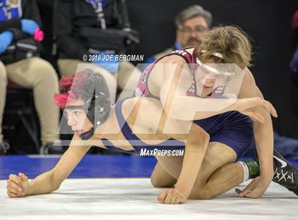 Thumbnail 3 in CIF State Boys Wrestling Championships (Consolation Pig-Tail Round) photogallery.