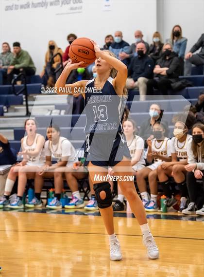 Thumbnail 2 in Cascade Christian vs. Annie Wright (1A District Playoff) photogallery.