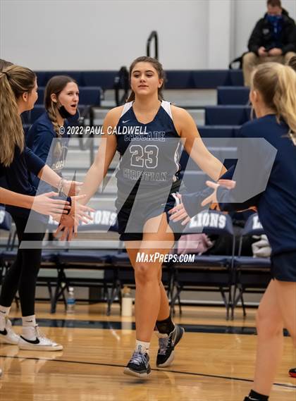 Thumbnail 2 in Cascade Christian vs. Annie Wright (1A District Playoff) photogallery.