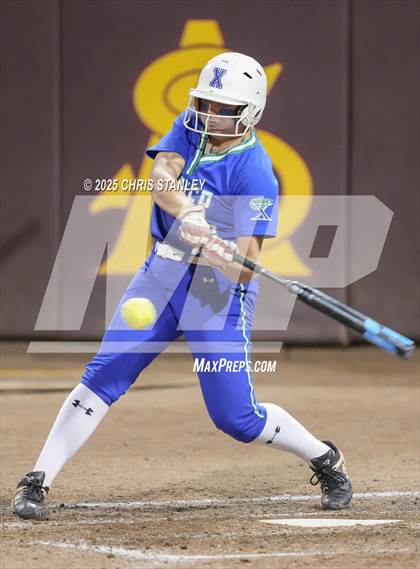 Thumbnail 1 in Queen Creek vs. Xavier College Prep (AIA 6A Final) photogallery.