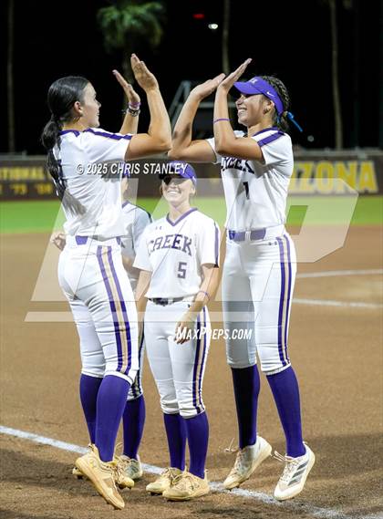 Thumbnail 3 in Queen Creek vs. Xavier College Prep (AIA 6A Final) photogallery.