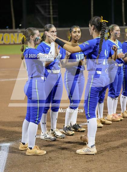 Thumbnail 2 in Queen Creek vs. Xavier College Prep (AIA 6A Final) photogallery.