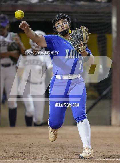 Thumbnail 1 in Queen Creek vs. Xavier College Prep (AIA 6A Final) photogallery.