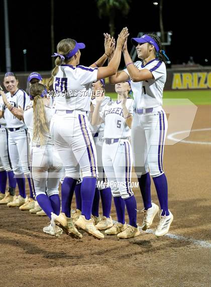Thumbnail 2 in Queen Creek vs. Xavier College Prep (AIA 6A Final) photogallery.