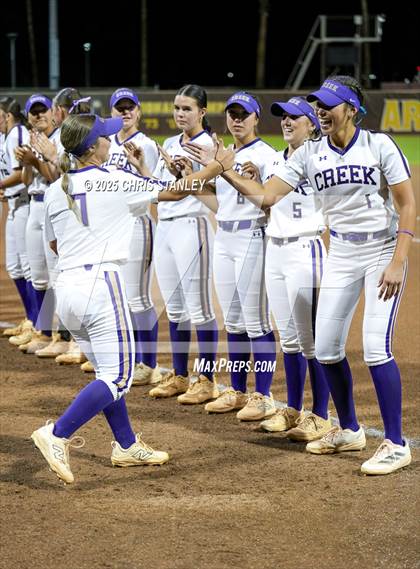 Thumbnail 1 in Queen Creek vs. Xavier College Prep (AIA 6A Final) photogallery.