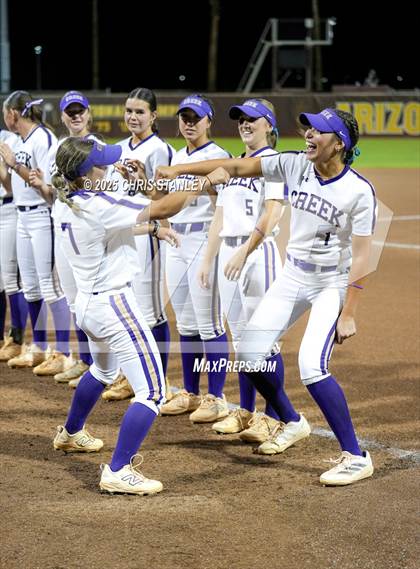 Thumbnail 2 in Queen Creek vs. Xavier College Prep (AIA 6A Final) photogallery.