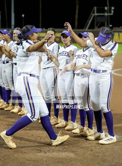 Thumbnail 2 in Queen Creek vs. Xavier College Prep (AIA 6A Final) photogallery.