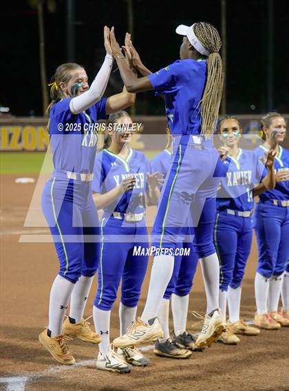 Thumbnail 1 in Queen Creek vs. Xavier College Prep (AIA 6A Final) photogallery.