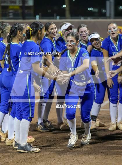 Thumbnail 1 in Queen Creek vs. Xavier College Prep (AIA 6A Final) photogallery.