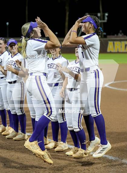Thumbnail 3 in Queen Creek vs. Xavier College Prep (AIA 6A Final) photogallery.