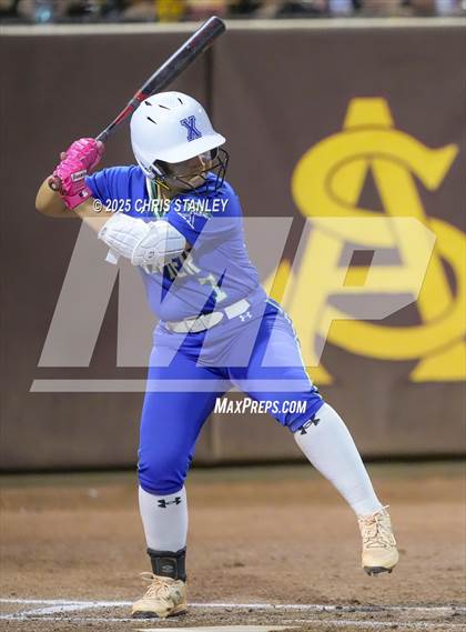 Thumbnail 2 in Queen Creek vs. Xavier College Prep (AIA 6A Final) photogallery.