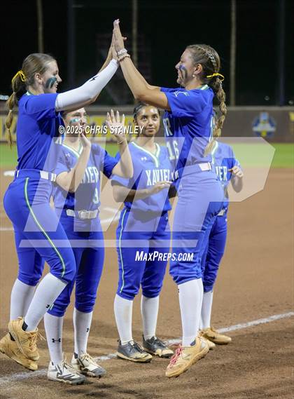 Thumbnail 2 in Queen Creek vs. Xavier College Prep (AIA 6A Final) photogallery.