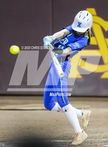Thumbnail 1 in Queen Creek vs. Xavier College Prep (AIA 6A Final) photogallery.