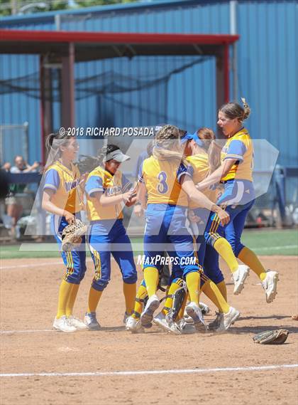 Thumbnail 2 in Exeter vs. Coalinga (CIF D4 Final) photogallery.