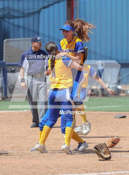 Thumbnail 1 in Exeter vs. Coalinga (CIF D4 Final) photogallery.