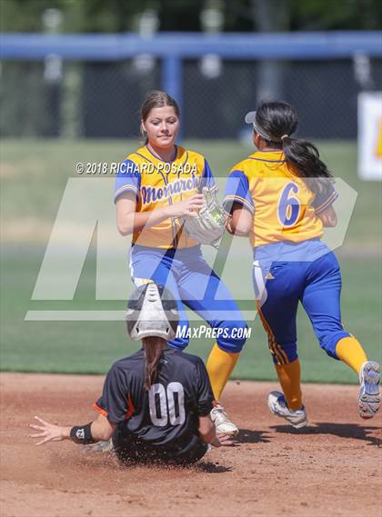 Thumbnail 2 in Exeter vs. Coalinga (CIF D4 Final) photogallery.