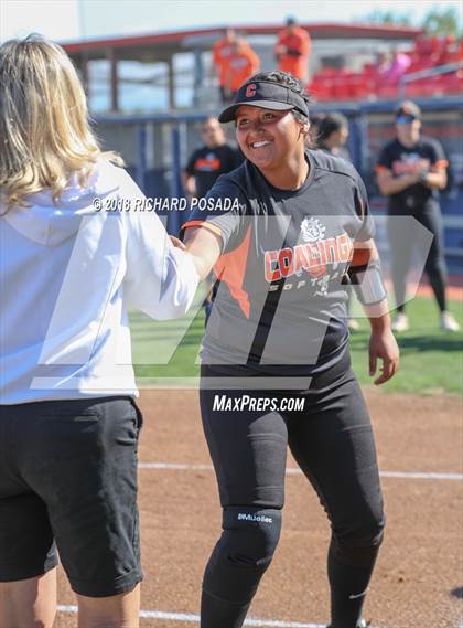 Thumbnail 2 in Exeter vs. Coalinga (CIF D4 Final) photogallery.
