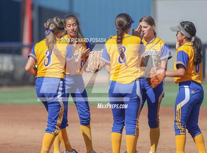 Thumbnail 1 in Exeter vs. Coalinga (CIF D4 Final) photogallery.