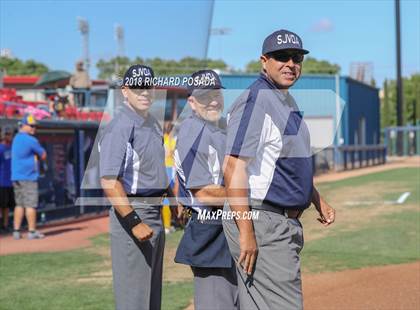 Thumbnail 1 in Exeter vs. Coalinga (CIF D4 Final) photogallery.