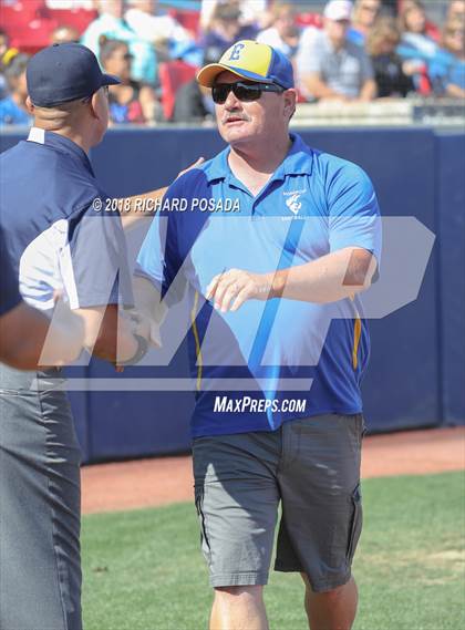 Thumbnail 2 in Exeter vs. Coalinga (CIF D4 Final) photogallery.