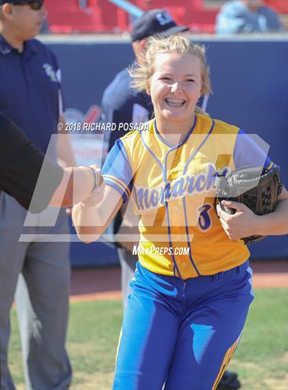 Thumbnail 1 in Exeter vs. Coalinga (CIF D4 Final) photogallery.