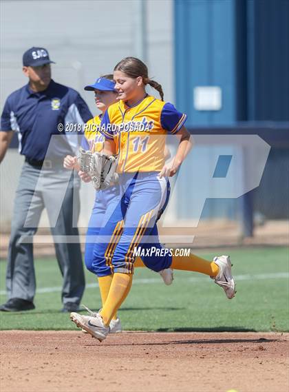 Thumbnail 3 in Exeter vs. Coalinga (CIF D4 Final) photogallery.