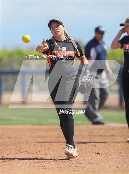 Thumbnail 2 in Exeter vs. Coalinga (CIF D4 Final) photogallery.