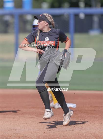Thumbnail 2 in Exeter vs. Coalinga (CIF D4 Final) photogallery.