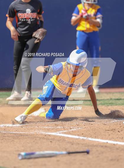 Thumbnail 3 in Exeter vs. Coalinga (CIF D4 Final) photogallery.
