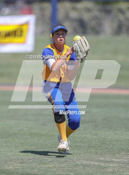 Thumbnail 2 in Exeter vs. Coalinga (CIF D4 Final) photogallery.