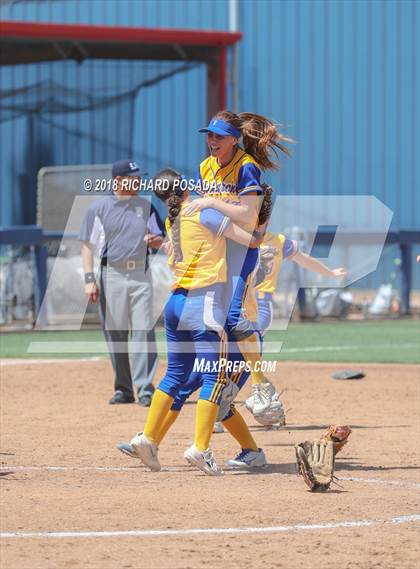 Thumbnail 2 in Exeter vs. Coalinga (CIF D4 Final) photogallery.