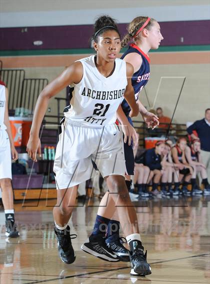 Thumbnail 1 in Archbishop Mitty vs. Sacred Heart (Nike Tournament of Champions) photogallery.