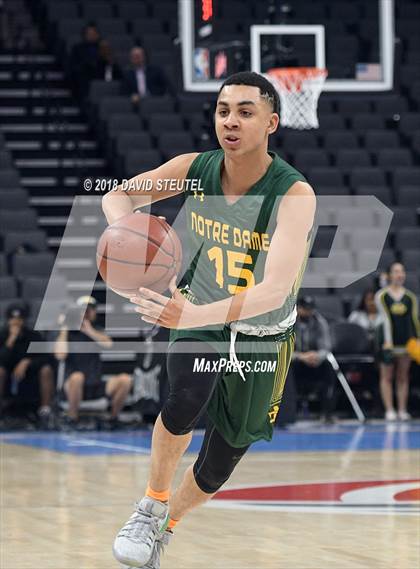 Thumbnail 3 in Notre Dame vs. Pleasant Valley (CIF State D3 Final) photogallery.