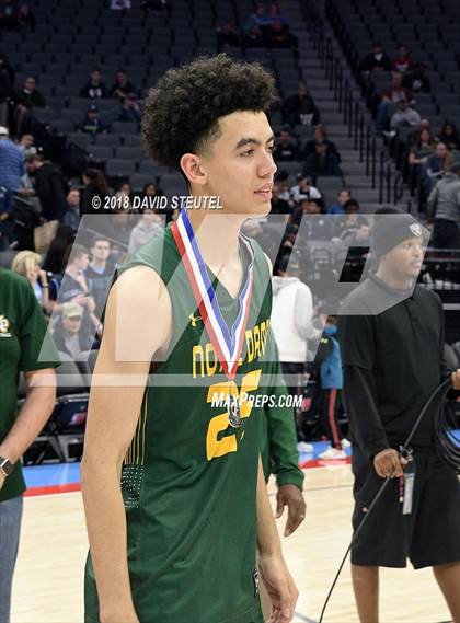 Thumbnail 2 in Notre Dame vs. Pleasant Valley (CIF State D3 Final) photogallery.