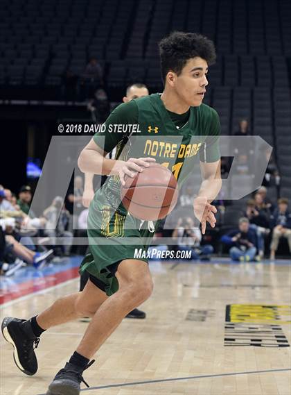 Thumbnail 2 in Notre Dame vs. Pleasant Valley (CIF State D3 Final) photogallery.