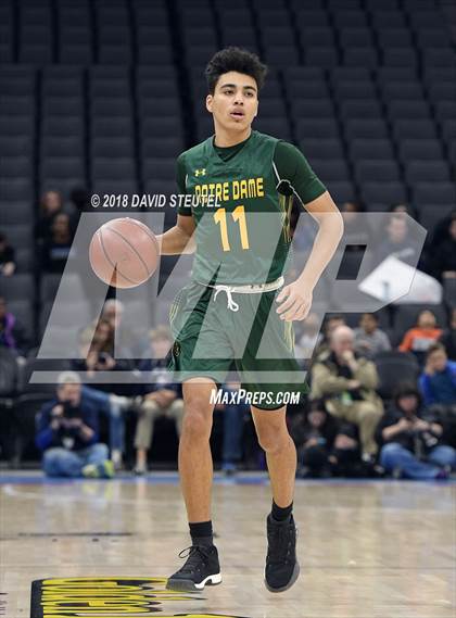 Thumbnail 3 in Notre Dame vs. Pleasant Valley (CIF State D3 Final) photogallery.