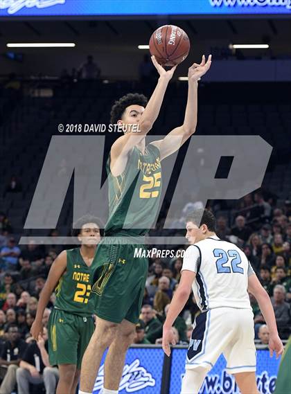 Thumbnail 3 in Notre Dame vs. Pleasant Valley (CIF State D3 Final) photogallery.