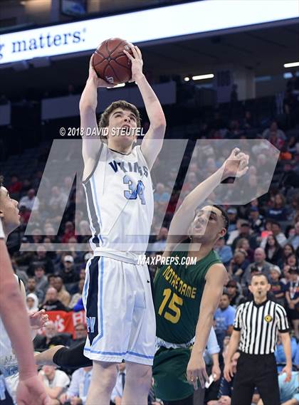 Thumbnail 2 in Notre Dame vs. Pleasant Valley (CIF State D3 Final) photogallery.