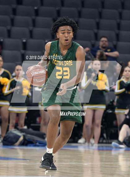 Thumbnail 3 in Notre Dame vs. Pleasant Valley (CIF State D3 Final) photogallery.