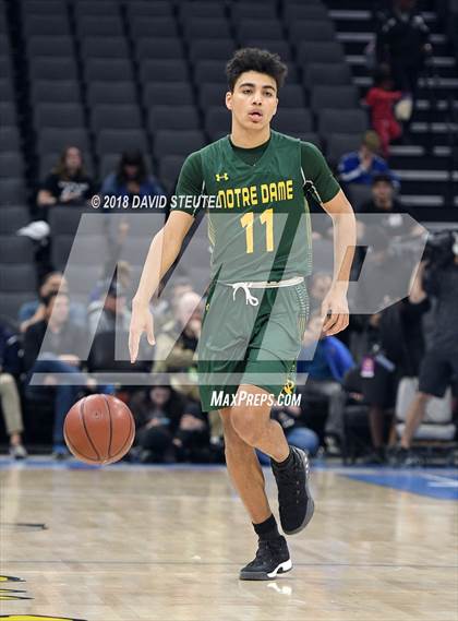 Thumbnail 2 in Notre Dame vs. Pleasant Valley (CIF State D3 Final) photogallery.